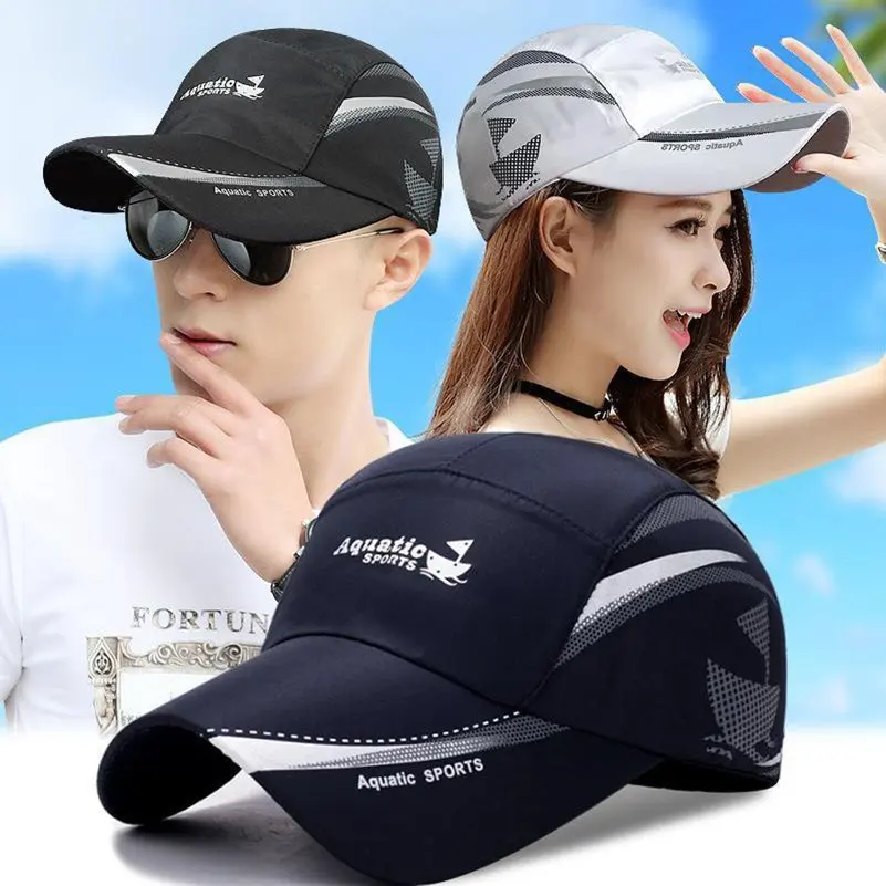 

Men Baseball Cap Casual Snapback Hats Hip Hop Caps Summer Outdoor Female Adjustable Visor Hat Breathable Cap Long Brimmed Hat