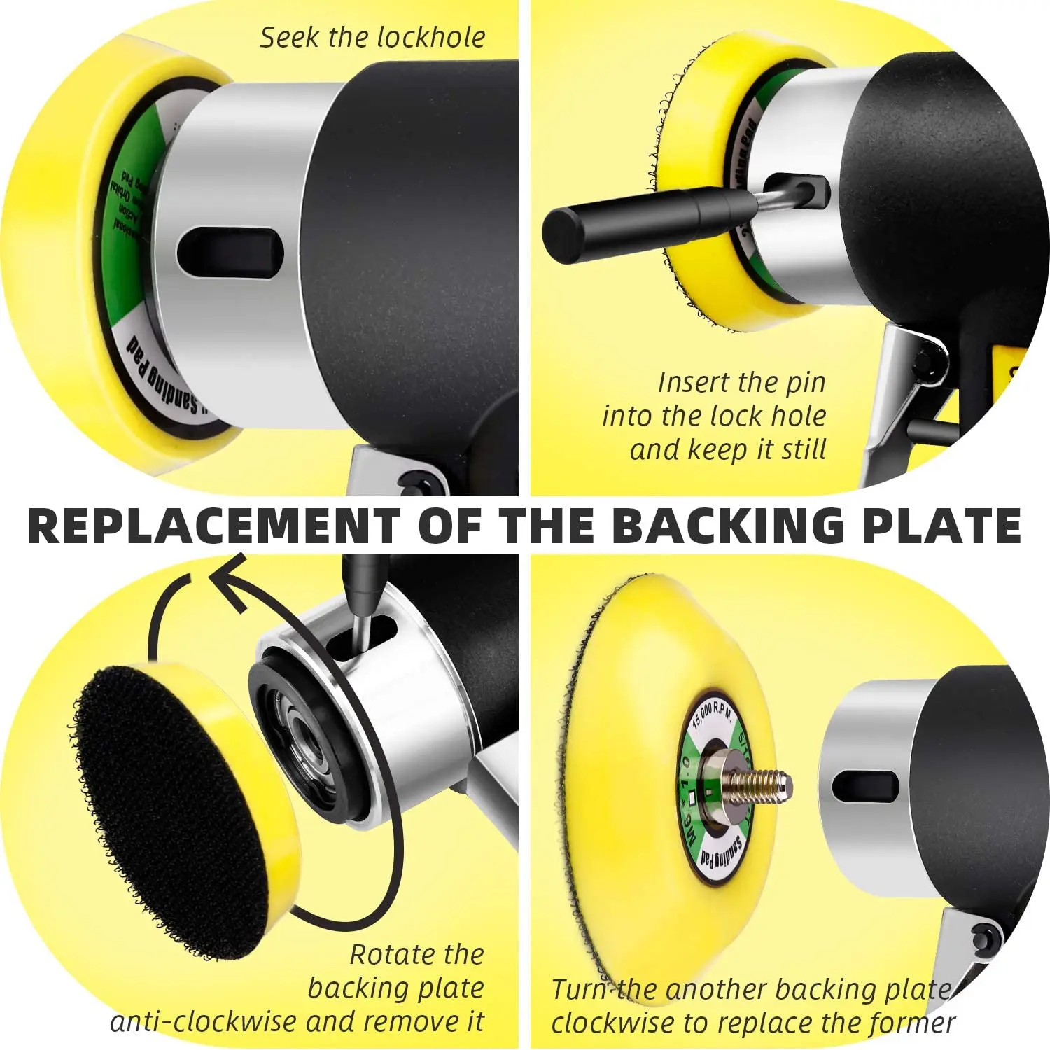 Орбитальный Мини-пневматический Полировальный Станок