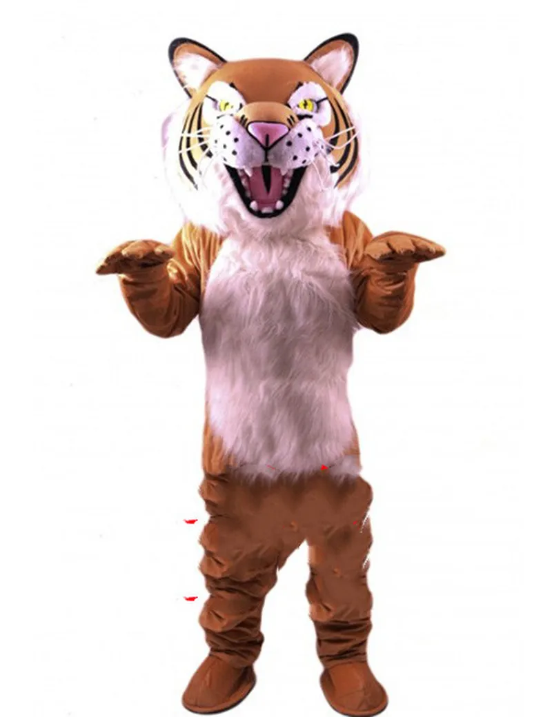 

Tiger Mascot Costume Suits Cosplay Party Fancy Dress Outfits Advertising Promotion Carnival Halloween Xmas Adults Size Parade A+