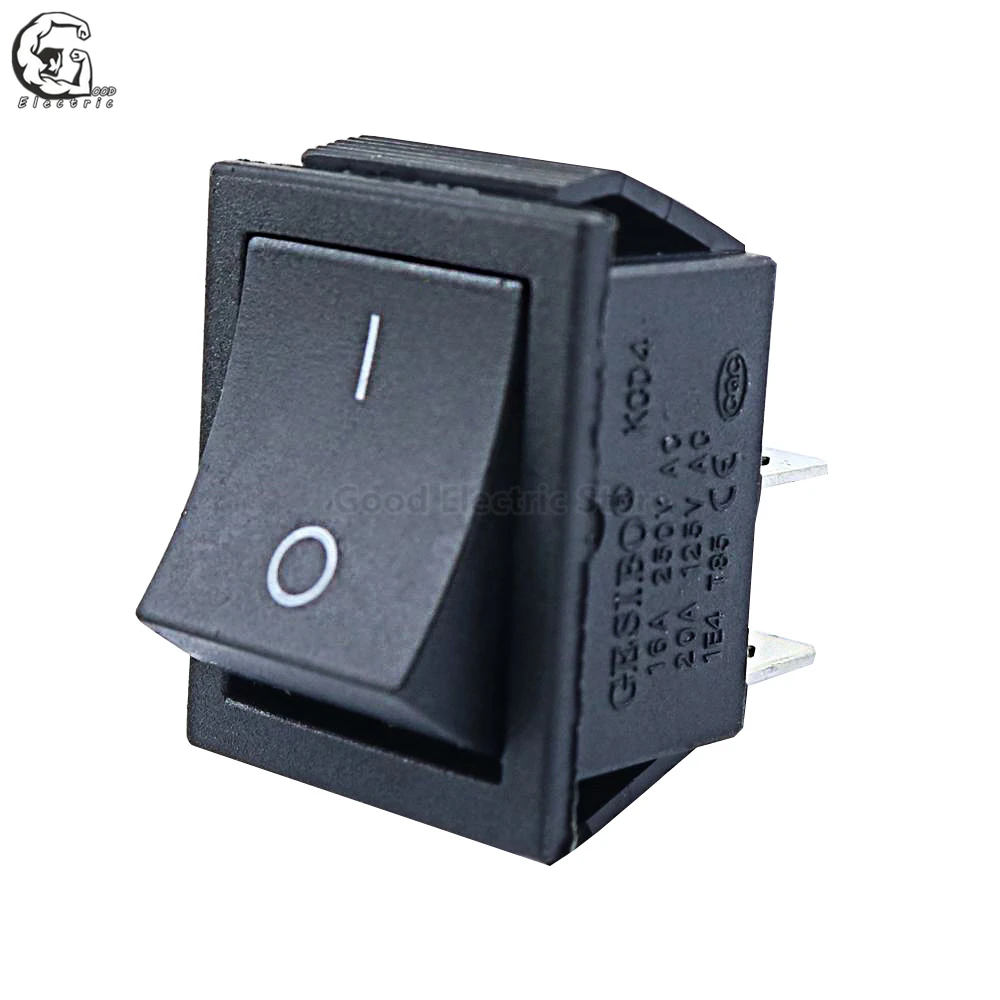 

1 шт. KCD4-202 кулисный переключатель для лодки, 2 положения, 4 контакта/6 контактов с подсветкой, 31x25 мм, 20 А, 125 В переменного тока, 16 А, 250 В переменного тока, выключатель света