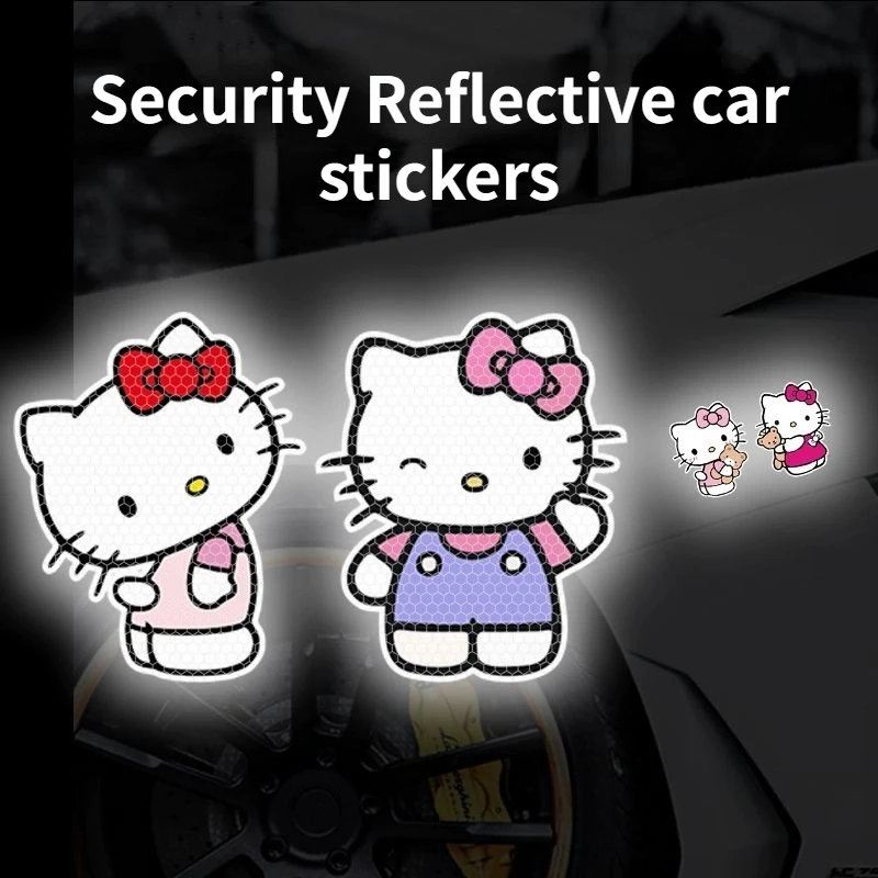 Лидер продаж стикер со светоотражающими рисунками милая модная наклейка для