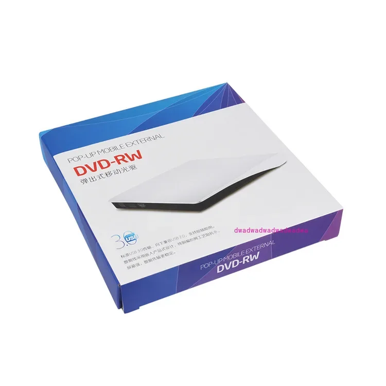 Нейтральный матовый внешний оптический привод DVD-диска USB 3.0