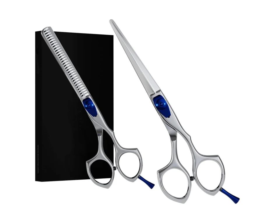 

6" Hair Cutting Scissors & Thinning Shears Set -Professional Razor Edge Hair Scissors -for Barber/Salons-Exclusive for Women/Men