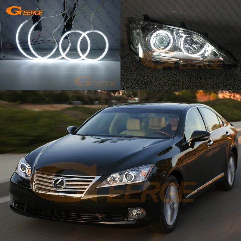 

For LEXUS ES 350 240 ES350 ES240 2010 2011 2012 Excellent Ultra Bright CCFL Angel Eyes Halo Rings Kit Light Car Accessories