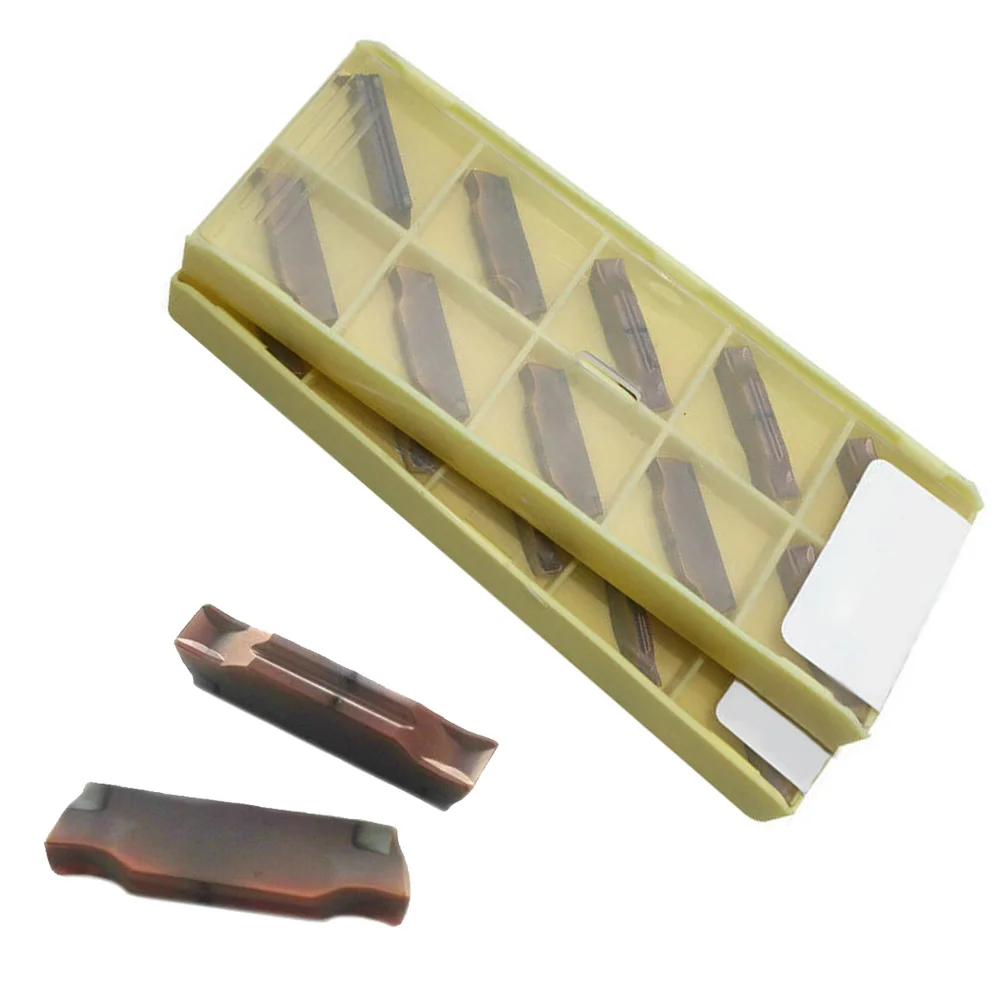 

Durable High Quality Practical Useful MGMN300-H LF6018 Slotted Insert Universal Grooving 10pcs 3mm CNC Carbide