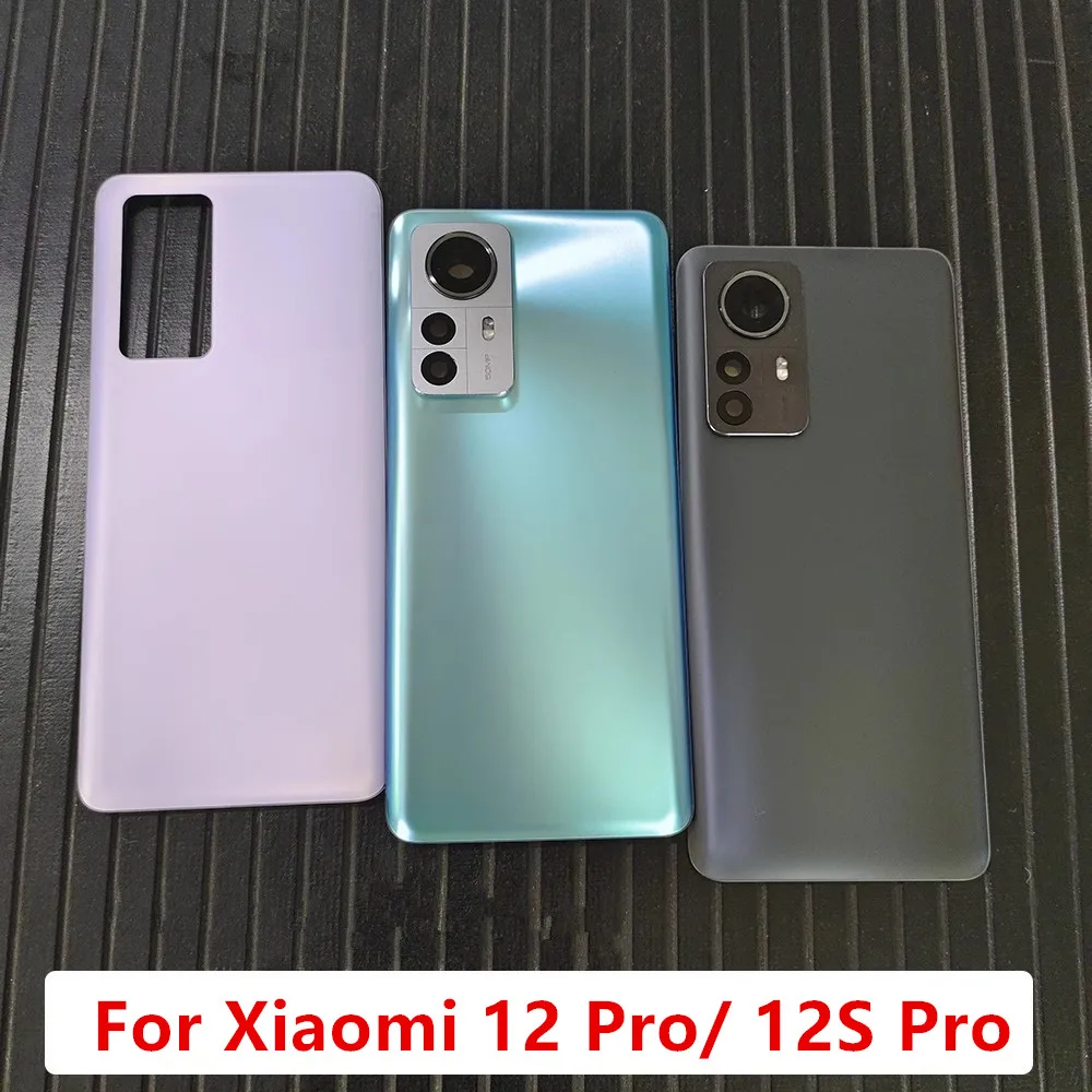 Корпус 12Pro для Xiaomi Mi 12 Pro / 12S 5G 6 73 дюйма стеклянная задняя крышка аккумулятора