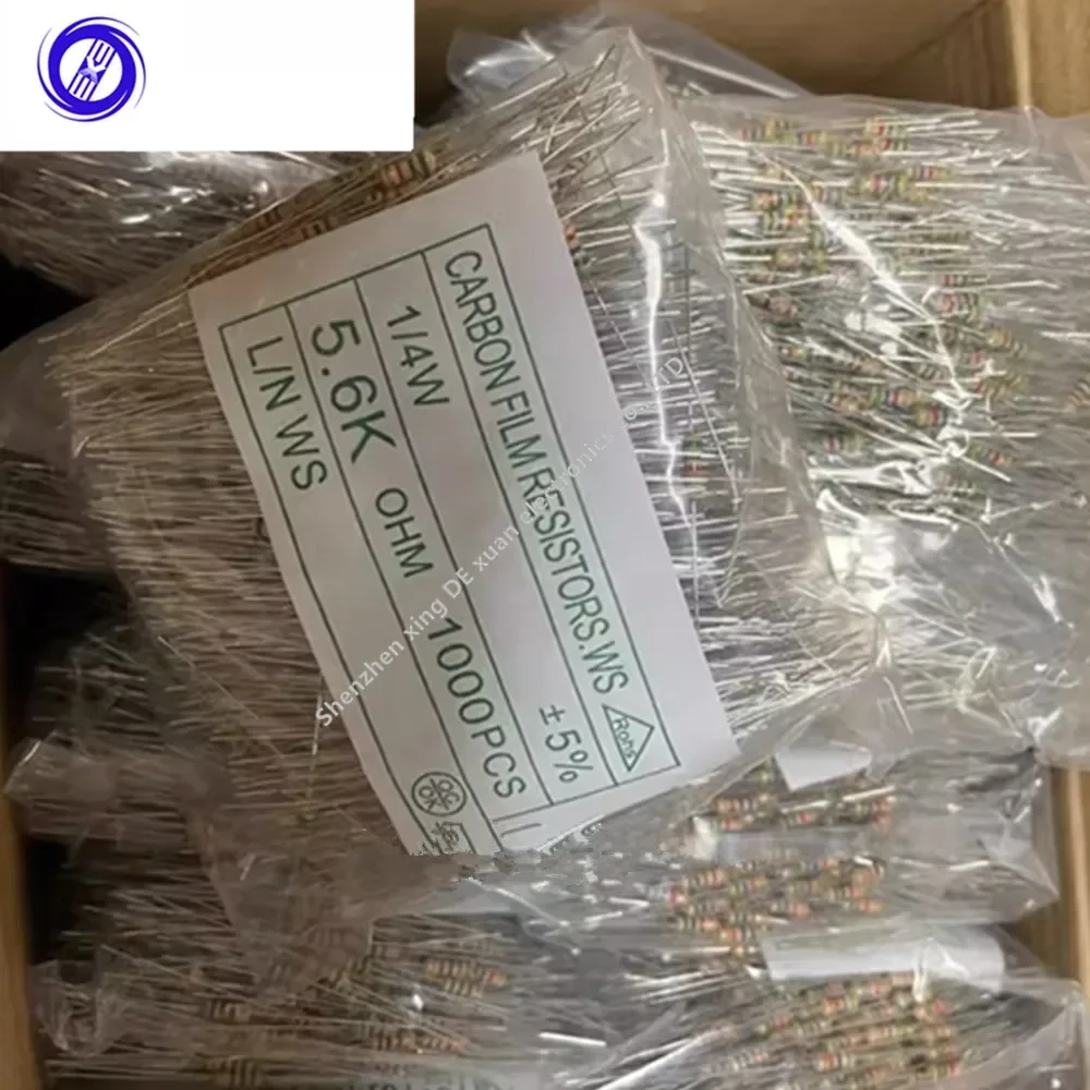 Резистор из углеродной пленки (100 шт.) 1/4 Вт 5% 100 К 120 150 180 200 220 240 270 300 330 360 390 430 470 R E Ом