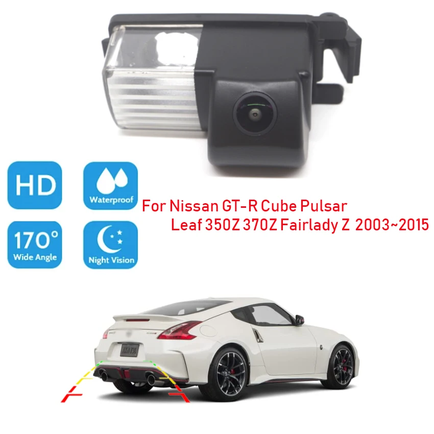 

Автомобильная камера заднего вида HD CCD Автомобильная камера заднего вида для Nissan GT-R Cube Pulsar Leaf 350Z 370Z Fairlady Z 2003 ~ 2014 2015
