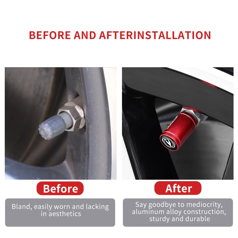 Аксессуары для автомобиля металлические декоративные защитные колпачки Changan CS75