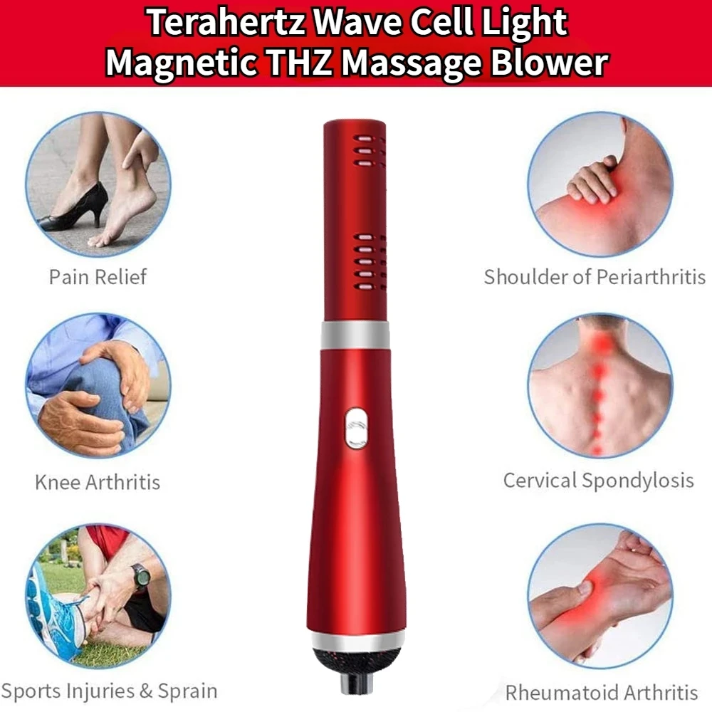 

Терапевтический массажный аппарат Terahert, устройство для облегчения боли в клеточках, с сисветильник Том, инструмент для массажа, уход за здоровьем