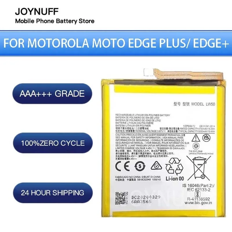 

New Battery High Quality 0 Cycles Compatible LW50 For Motorola Moto Edge Plus Edge+ XT2061-3 Replacement Lithium Sufficient+tool