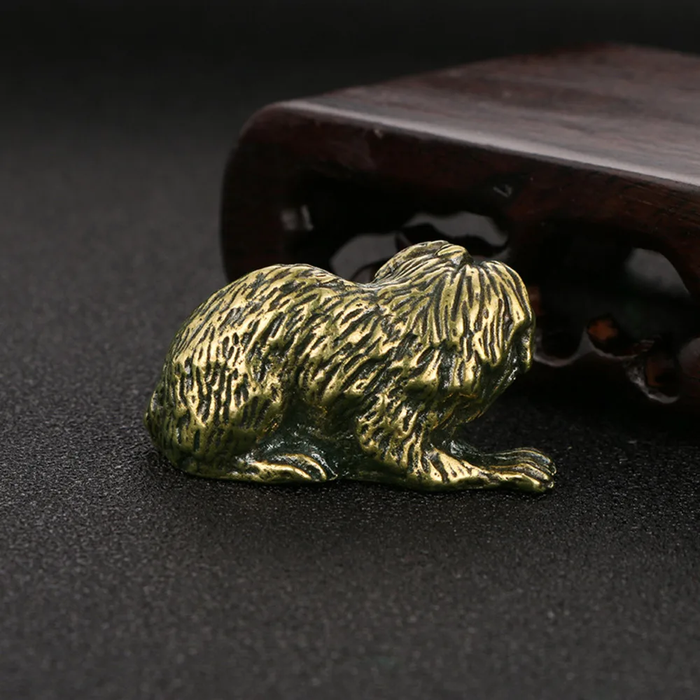 Бронзовая статуэтка льва