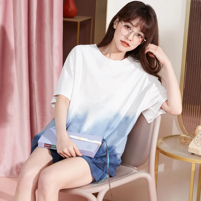 Women's Summer Pajamas Cotton Short Set