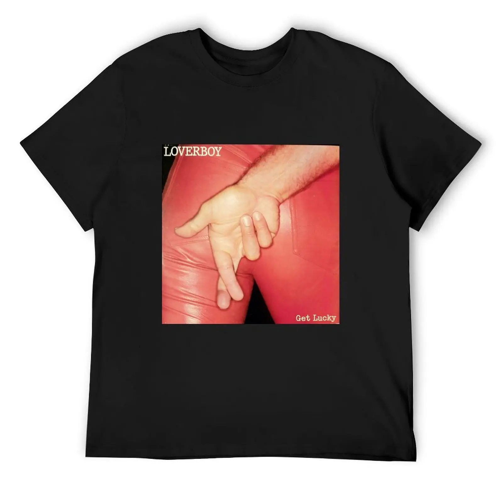 Loverboy-футболка с фотографией Get Lucky Album аниме вещи возвышенная одежда в стиле