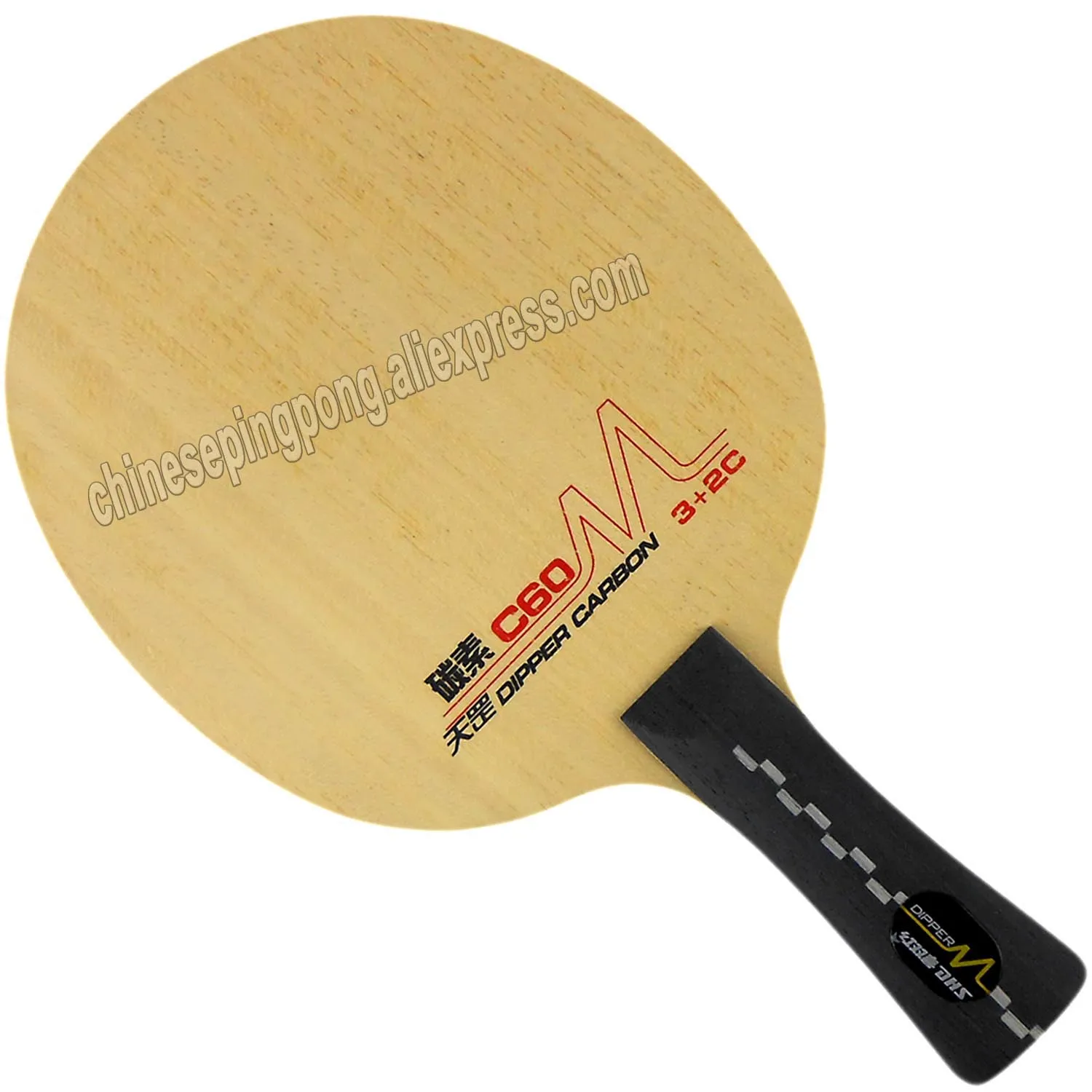 DHS DM.C60 Table Tennis Blade for PingPong Racket shakehand long handle FL
