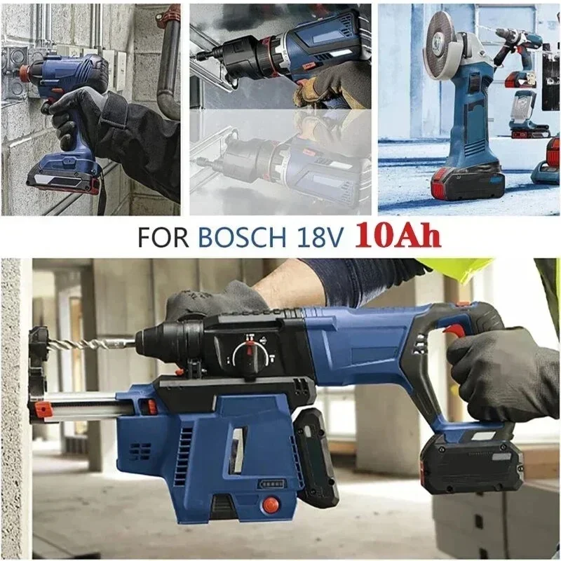 Аккумуляторная батарея 18 В 10000 мАч Ersatz для Bosch Professionalelle System Cordless Werkzeuge BAT609 BAT618 GBA18V80