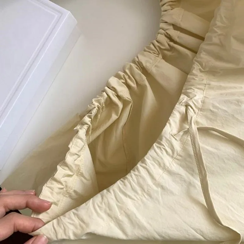 2023 Korean Style Pajamas Dress for Women Casual Loose Nightwears for Ladies Woman's Plain Cotton Nightgown Female Leisure Wear