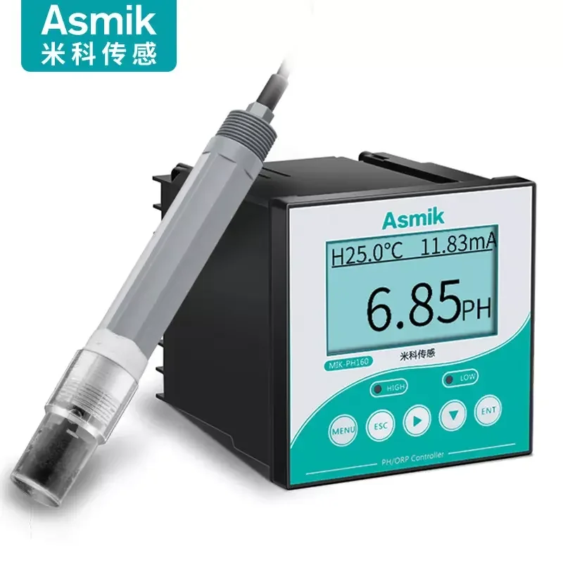 

Factory price industrial digital orp meter water liquid analyzer pH controller