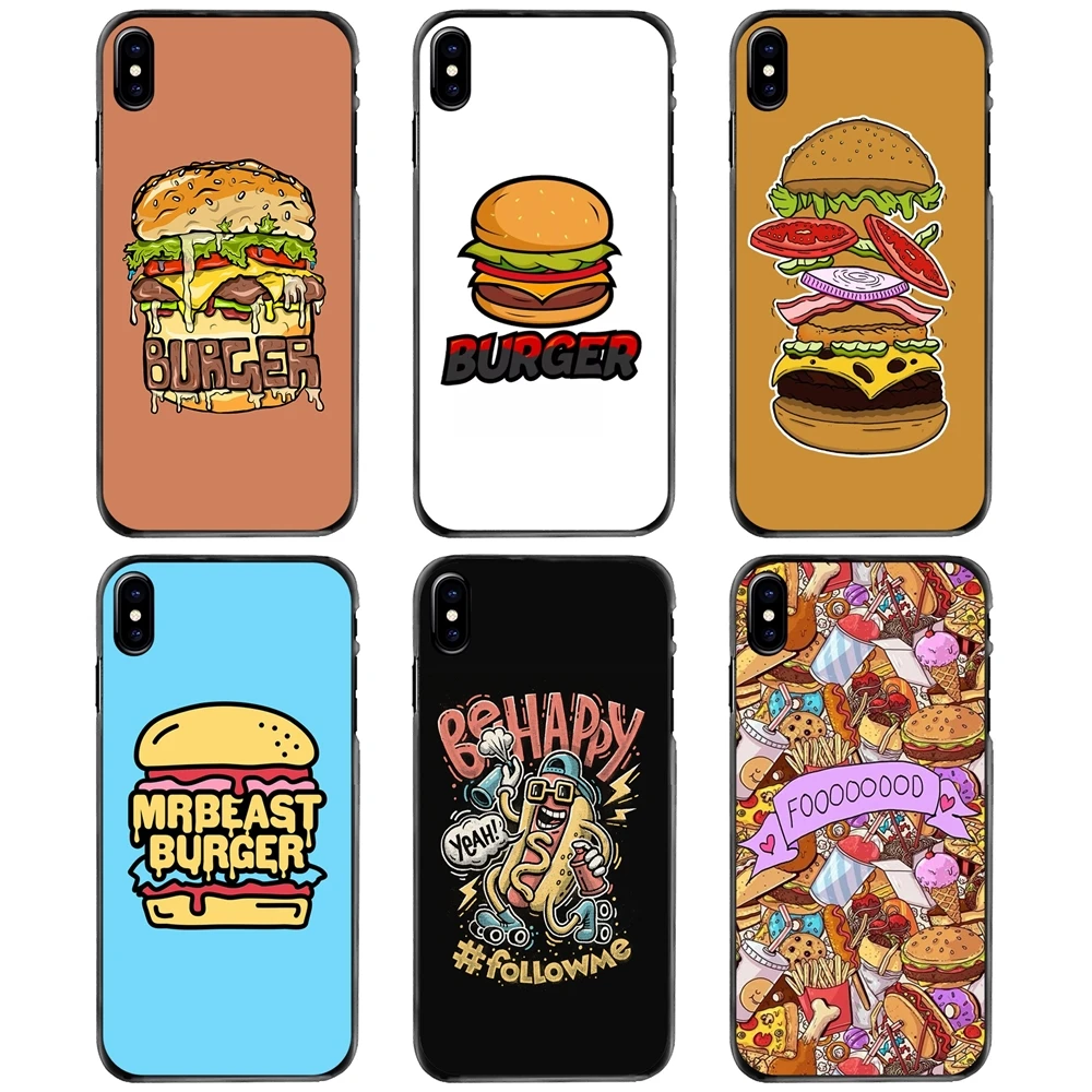 

MR Beast Burger For Apple iPhone 11 12 13 14 Pro MAX Mini 5 5S SE 6 6S 7 8 Plus 10 X XR XS Hard Phone Cover Case
