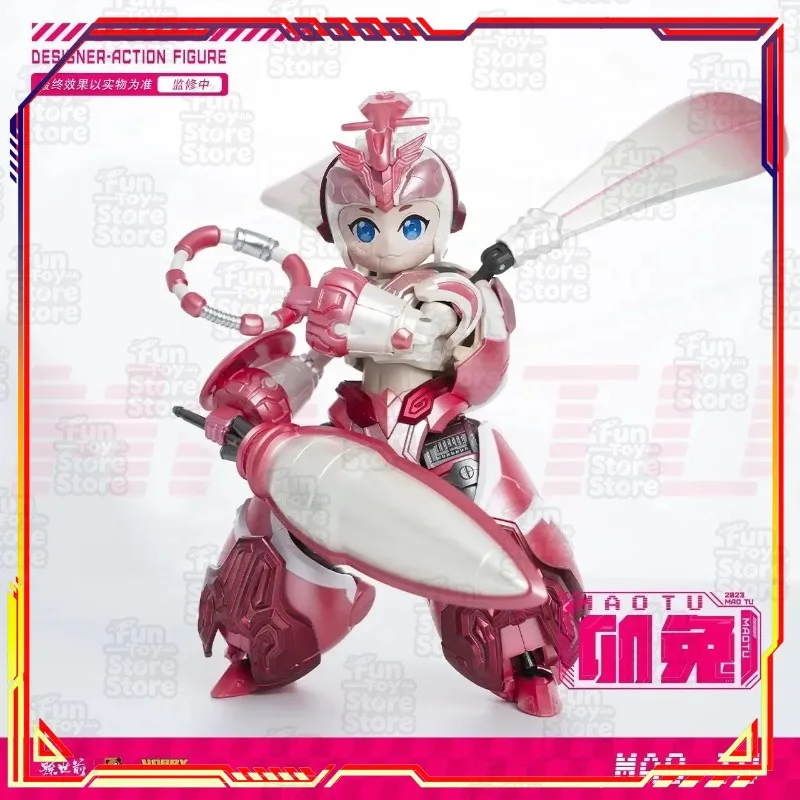 Фото Коллекционная фигурка-меха Hobbymecha Moshowtoys Zodiac Mecha Rabbit, пластиковая модель-конструктор Maotu для взрослых №3