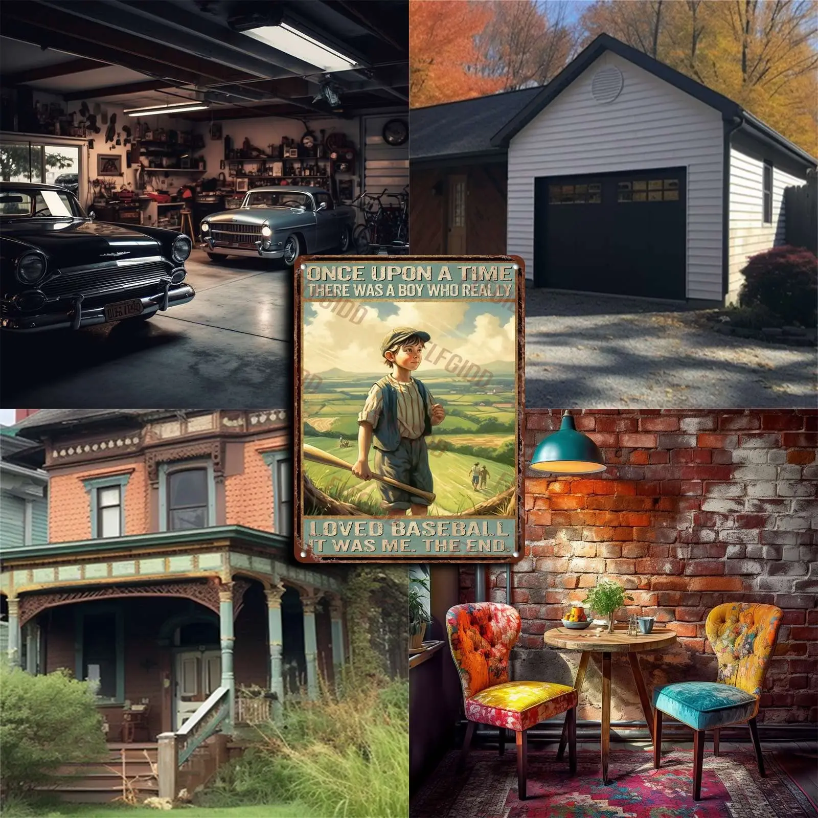 FLFGIDD алюминиевые оловянные знаки мальчик который действительно любит