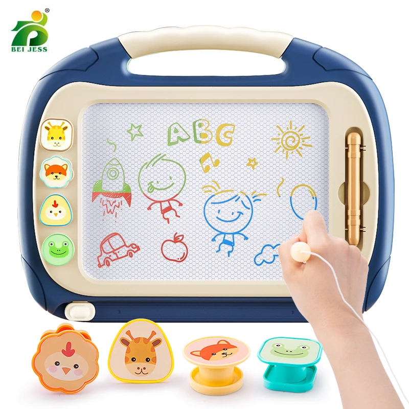 

Children Magnetic Drawing Tablet Set Toy Graphics Seal Kids Creativity Educational Digital Painting Board Girls Toys for 3 Year