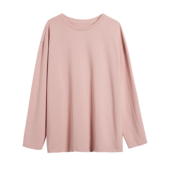 

2022 fashion Harajuku t-shirt men and women spring and autumn pure cotton casual street solid color t-shirt