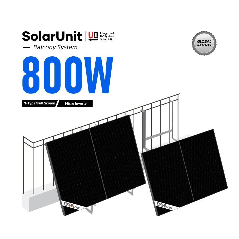 

DAH Solar Complete Micro Inverter Solar Panel Kit 800w 920w Balcony Installation on Grid Solar Power System