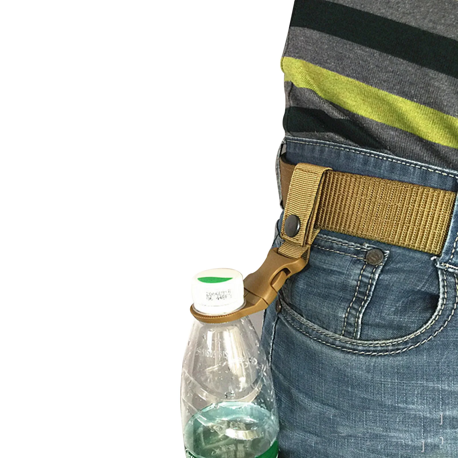 

Outdoor Activities Hanging Bottle Buckle Sporting Goods Camping Hiking Nylon Straps Nylon Webbing Set Of Three Colors