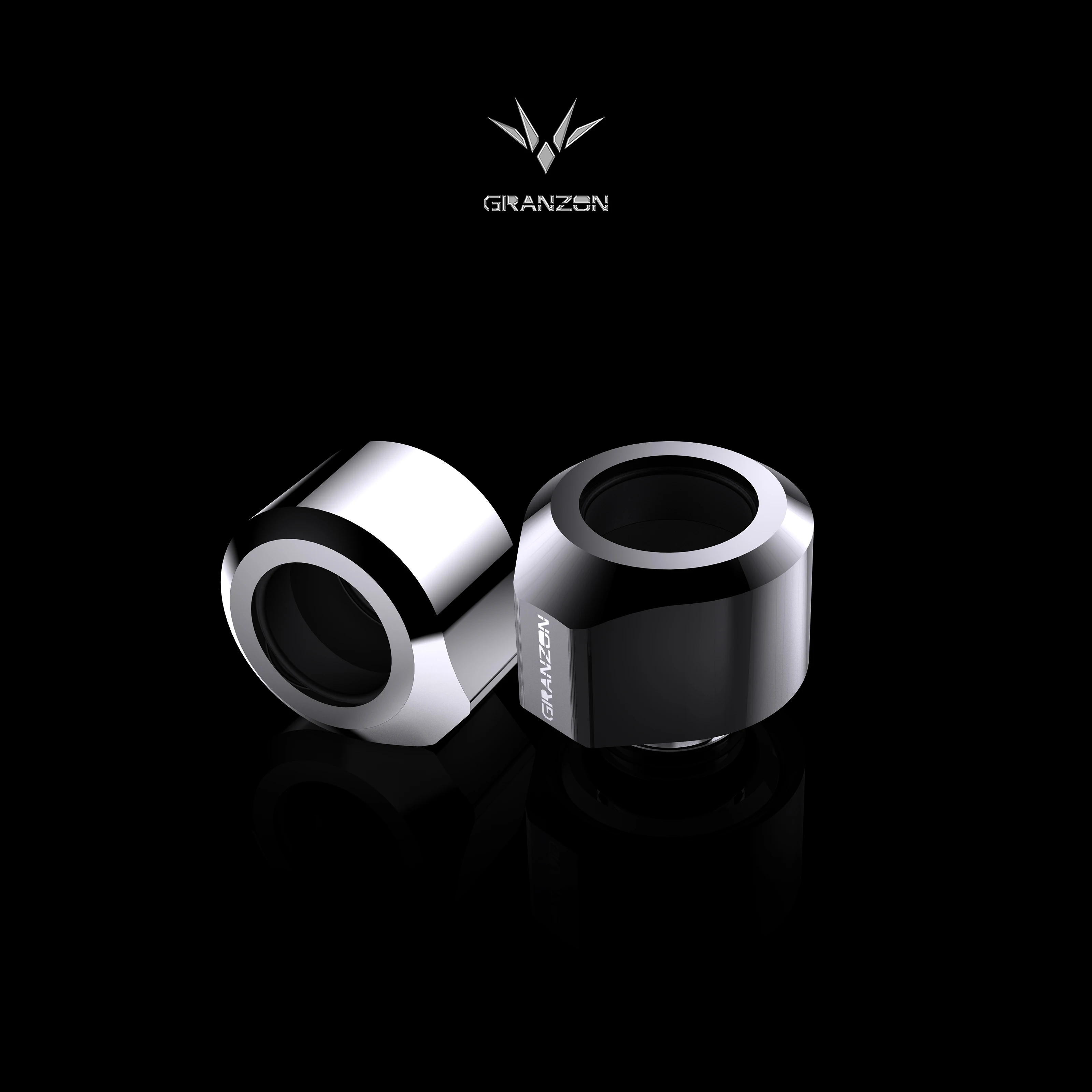 

Granzon Anti Falling Compression Hard Tube Fittings For OD14mm Hard PETG PMMA Pipe,G1/4'' PC Water Cooling Connectors GD-FT14