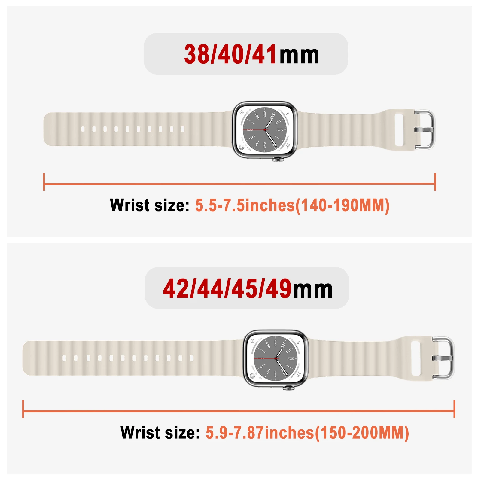 Для Apple Watch 10 ремешок 46 мм 45 мм 42 мм 44 мм Ultra 2 49 мм 40 мм 41 мм Браслет Correa iWatch Series 9 8 7 6 SE 5 4 Ремешки (art.: 3920cbf73ccd4) - 3920cbf73ccd4