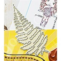 arrival new fern metal cutting dies scrapbook diary decoration stencil embossing template diy greeting card handmade hot sale