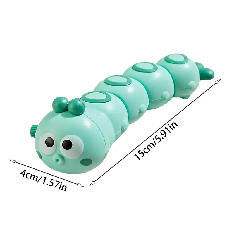 Мультяшные заводные игрушки заводная гусеница ходячая модель робот игрушка для