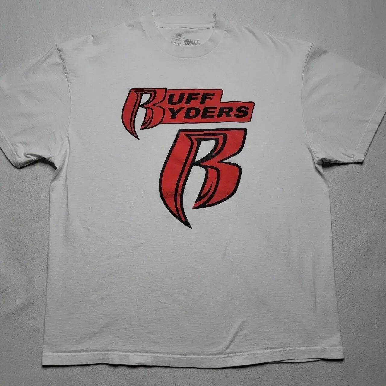 Фото Ruff Ryders Vol 1 промо футболка мужской размер 3Xl Белый Y2K Dmx №1