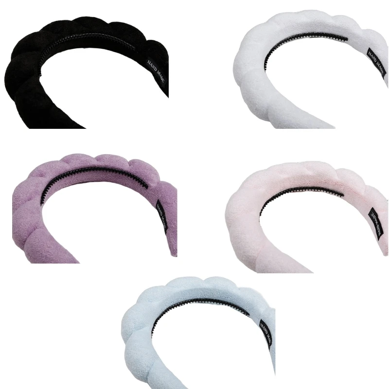 

MXMB Skincare Headband Sponge Padded Headband Spa Headband For Washing Face