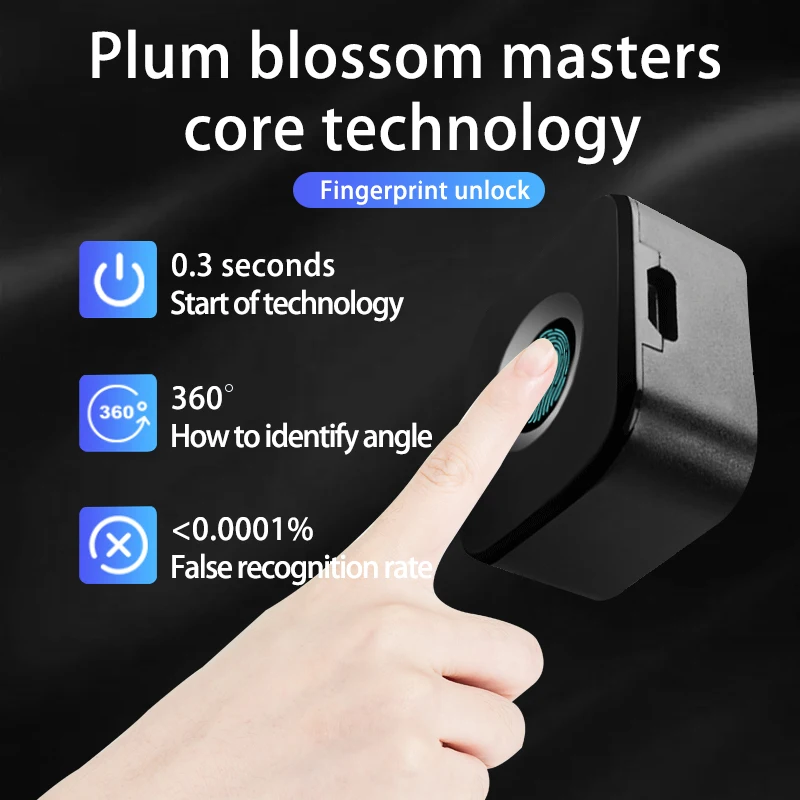 

Smart Fingerprint Lock USB Charging Furniture File Sabinet Drawer Lock Smart Lock Biometric Lock