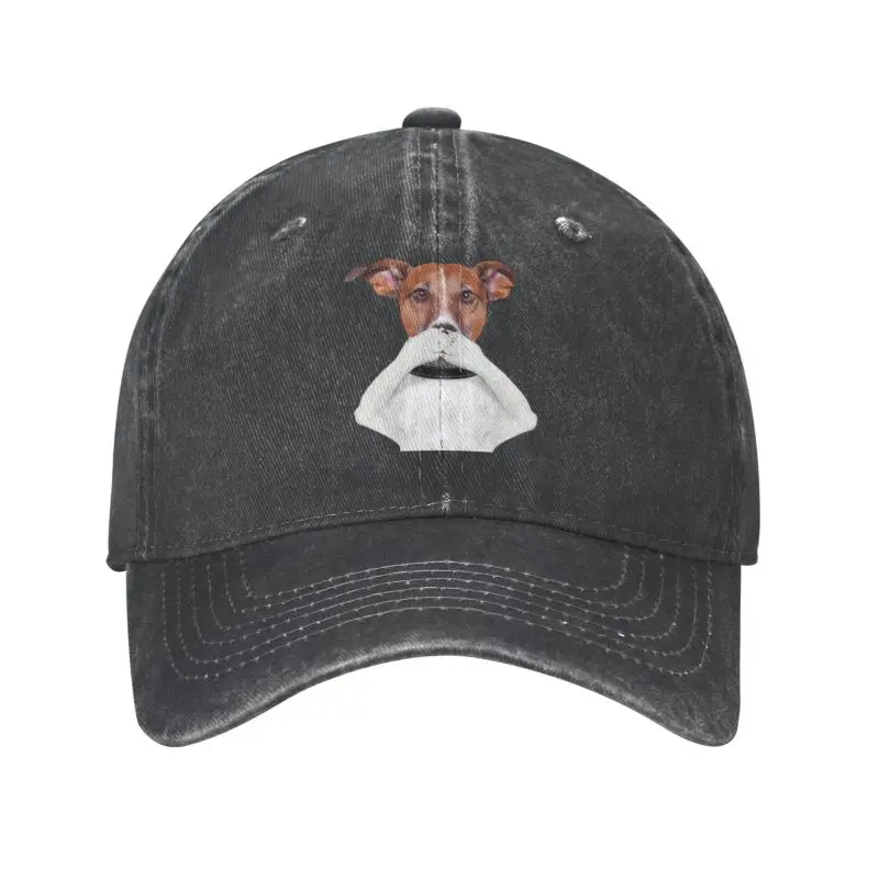 

New Classic Unisex Cotton Jack Russell Terrier Meme Baseball Cap Adult Pet Dog Lover Adjustable Dad Hat Women Men Sun Protection