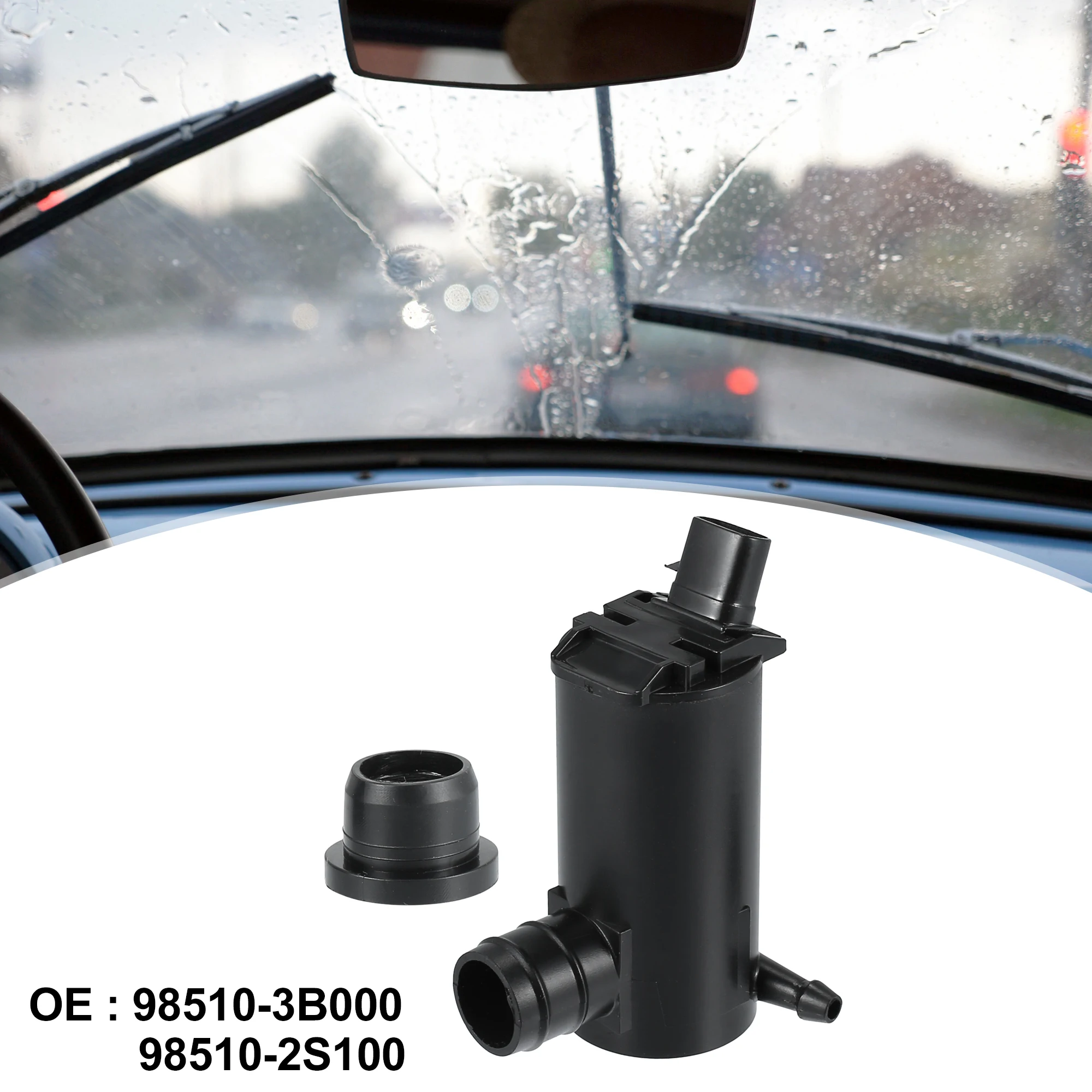 

Моторный насос для омывателя лобового стекла X Autohaux 98510-3B000 98510-2S100 для Hyundai Accent Tucson