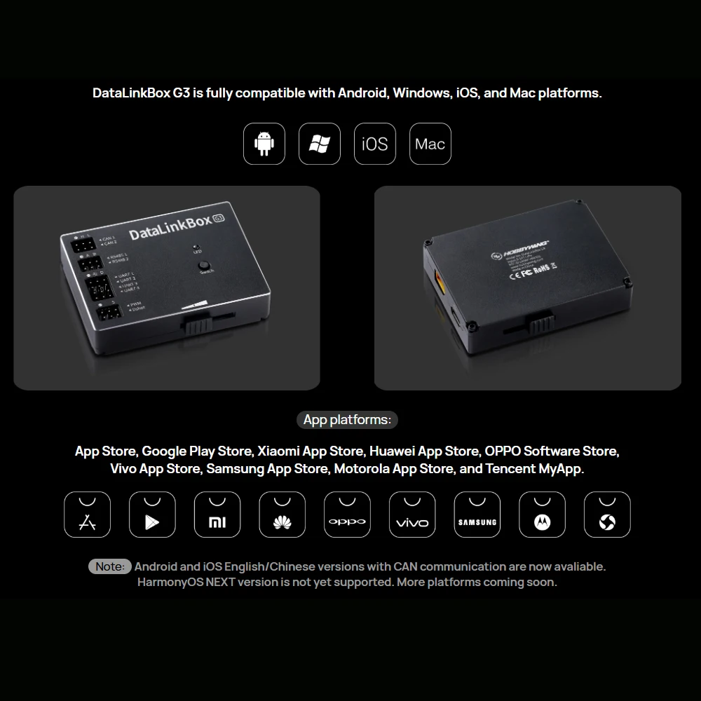 Фото Hobbywing DataLinkBox G3: Приложение для настройки параметров, Bluetooth, последовательный порт /CAN/RS485/USB, режим связи Bluetooth №2