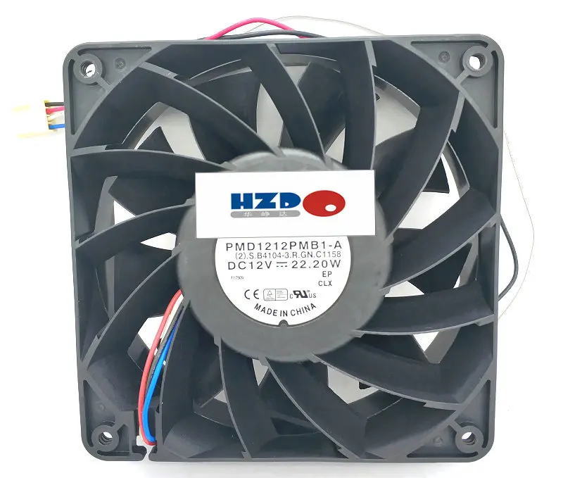 HZDO 12CM PMD1212PMB1-A R.GN 12038 DC12V 22 2W 4-проводной охлаждающий вентилятор