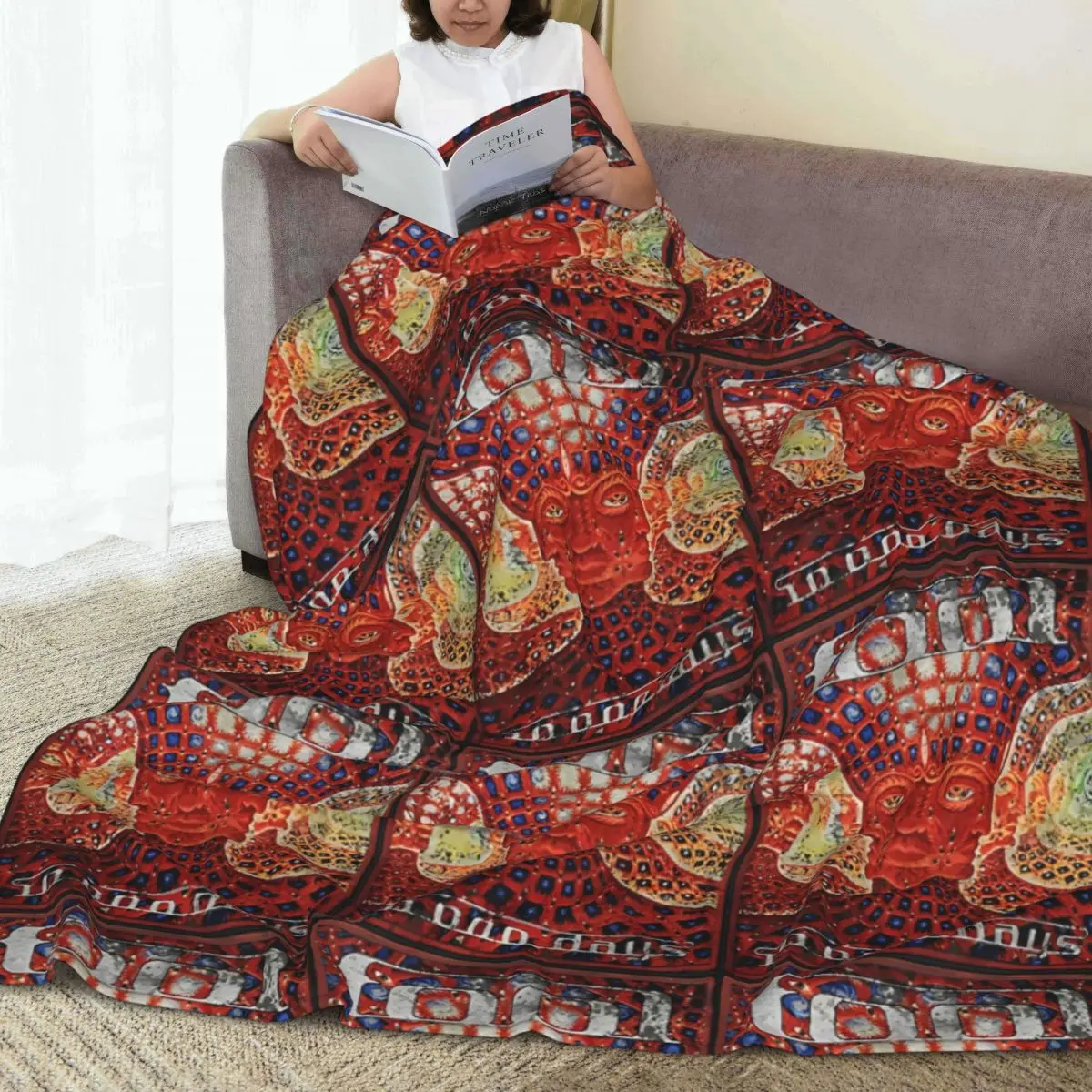 Lateralus Heavy Metal Music Enima Knitted Blankets Flannel Tool Band Lightweight Throw Blanket for Bedding Couch Bedroom Quilt