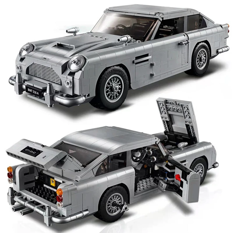 

Technique Movie Jameses Building Blocks Bonded Bricks Toys Martined DB Kids 5 Gift for Adult 10281 Astones Classic Cars 1295pcs