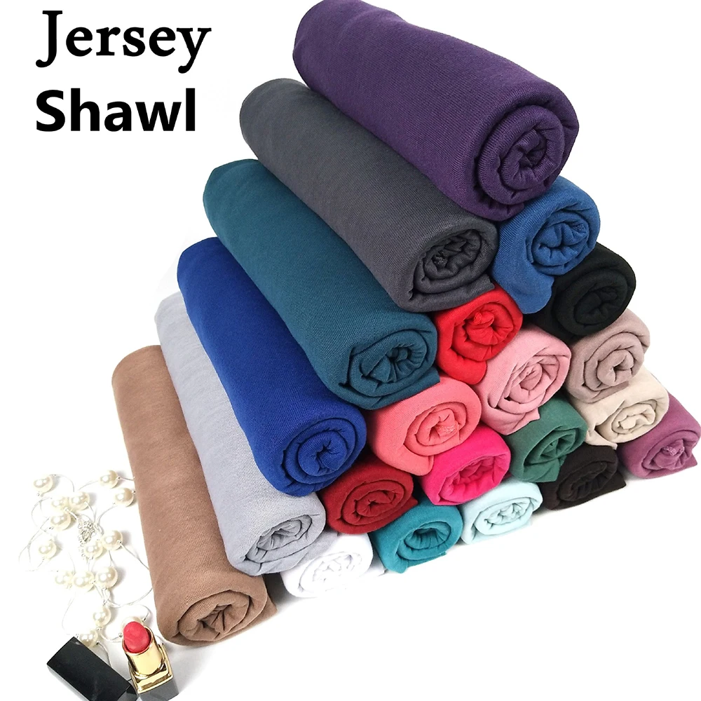 

Jersey Hijab Abaya Scarf Turban Muslim Fashion Hijabs Foulard Femme Musulman Turbans For Women Headscarf Voile Femme Musulman