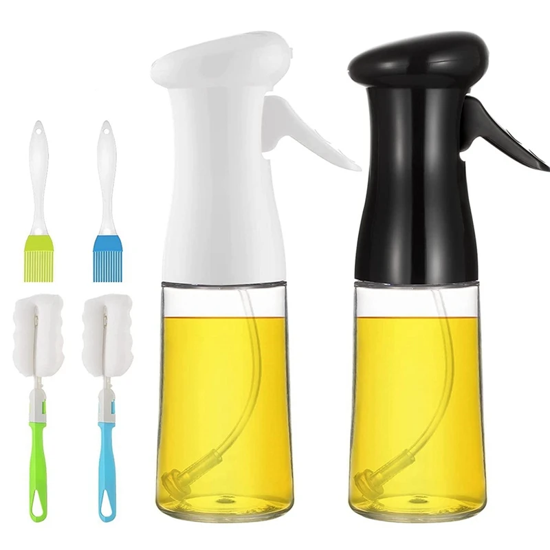 

A63I Oil Sprayer,2 Pieces 210Ml Oil Spray Bottle Olive Oil Sprayer For Cooking,Salad,Grilling,Backing,Roasting,Frying,BBQ,Etc