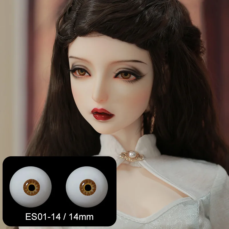 

Doll BJD Eyes Resin Eyeball Size 1/3 1/4 1/6 1/8 Yosd SD MSD Size Smoky 12mm 14mm Ball jointed doll Colourful eyes Colourful