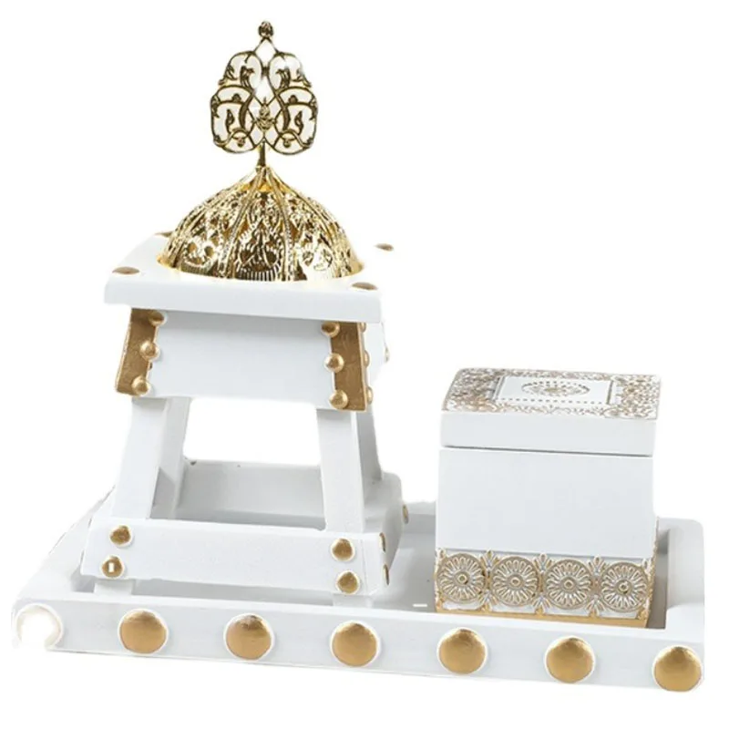 

Censer Arabic Electric Portable Arabic Incense Burner Candle Holder Ceramic Gothic Decor Middle Eastern Creative Home Decor Gift