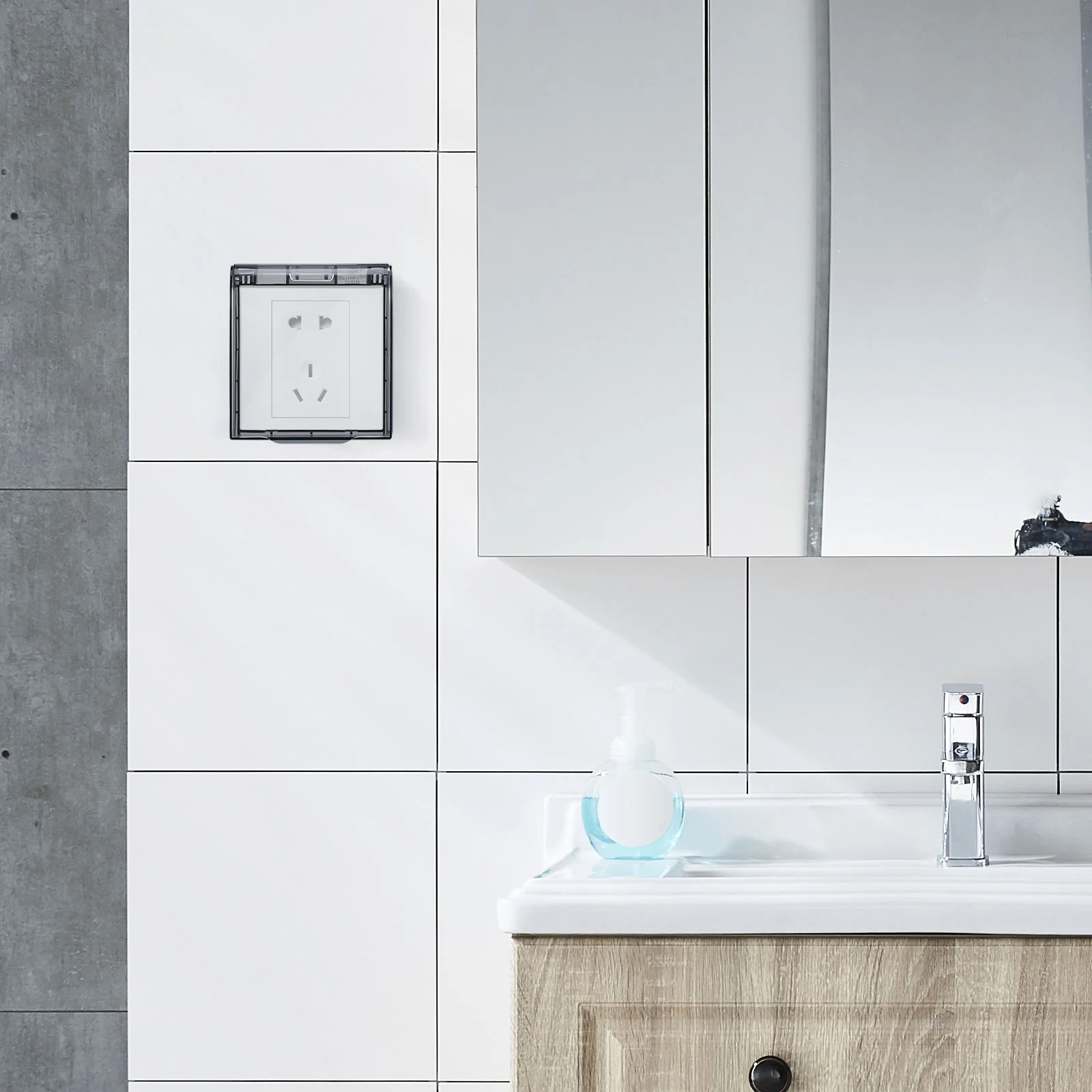 Настенная розетка водонепроницаемая крышка розетки уличные электрические