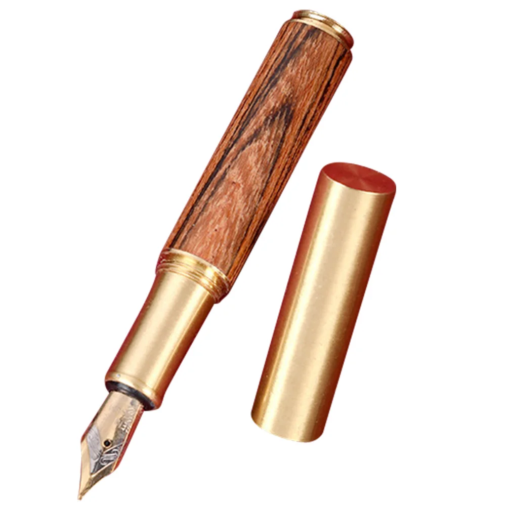 

Pen Pens Kids Gift Bulk Cartoon Compact Mini Vintage Wood Writing Lovely Signing Business Metal