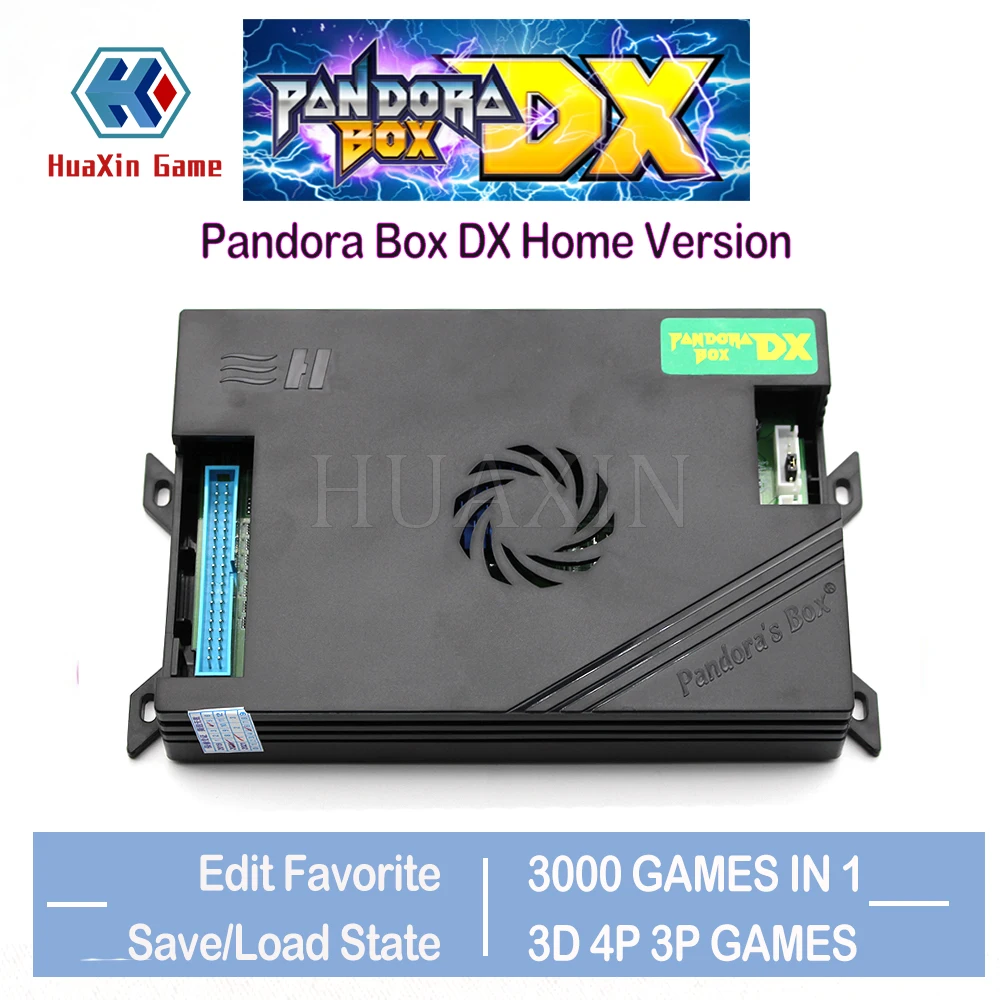 Pandora Box-DX Special Family Version 5000 en 1, plateau de jeu d'arcade vga cga HD crt peut ajouter FBA MAcloser PS1 SDavid SNES David MD 3d tekken