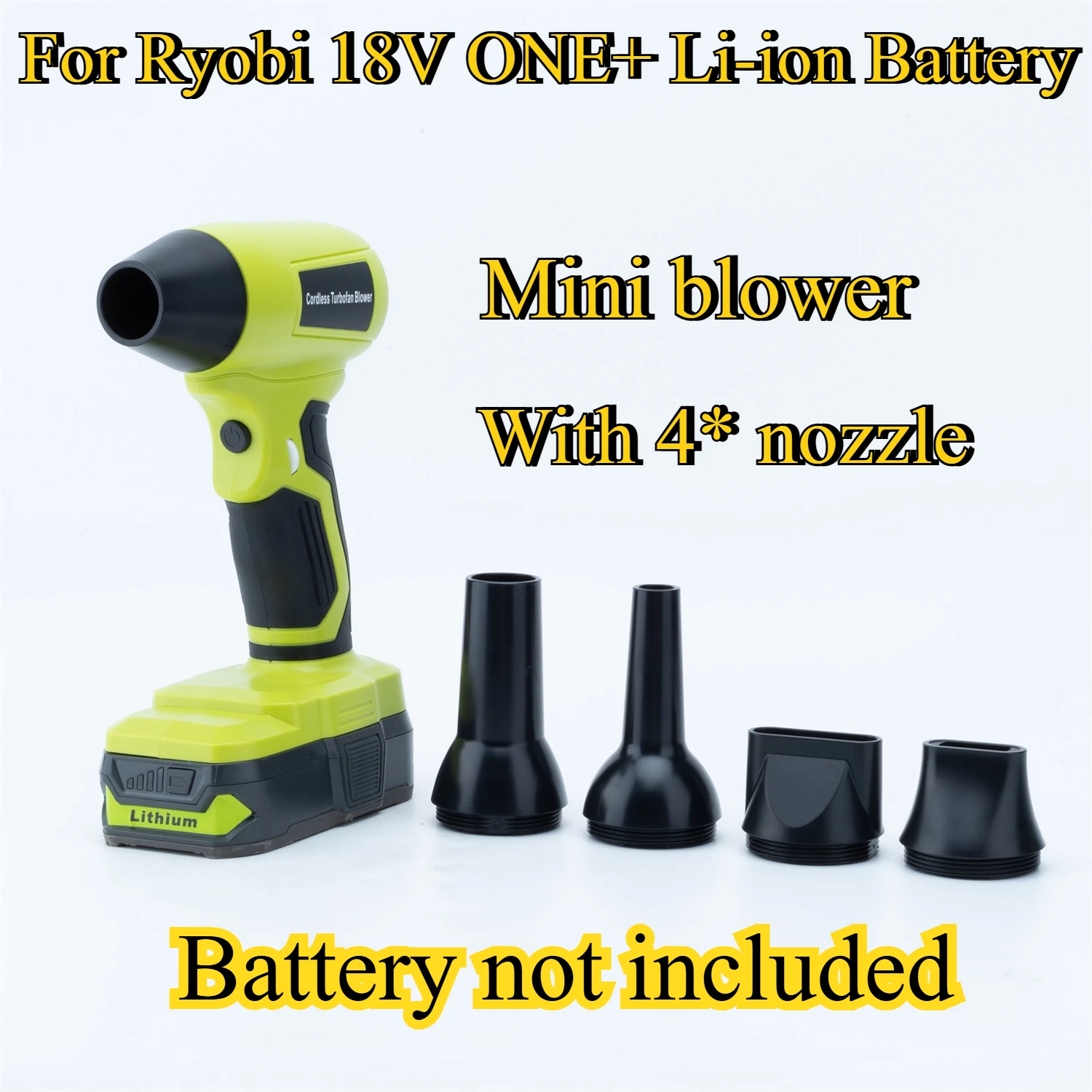 

Ryobi 18В ONE+ турбовентилятор 130000 об/мин
